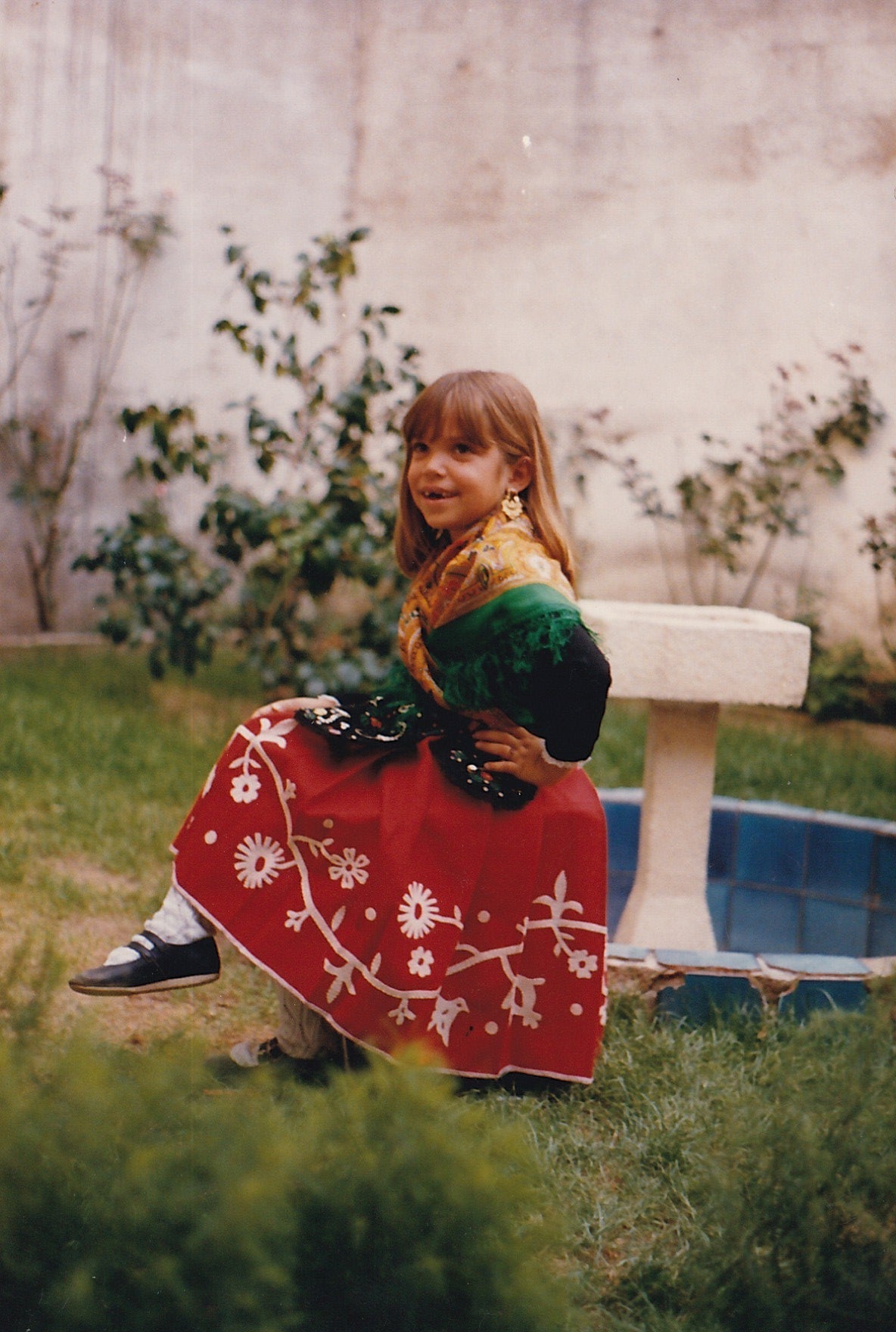 En tenue traditionnelle estrémègne - Aout 1986- Sierra de Gata
