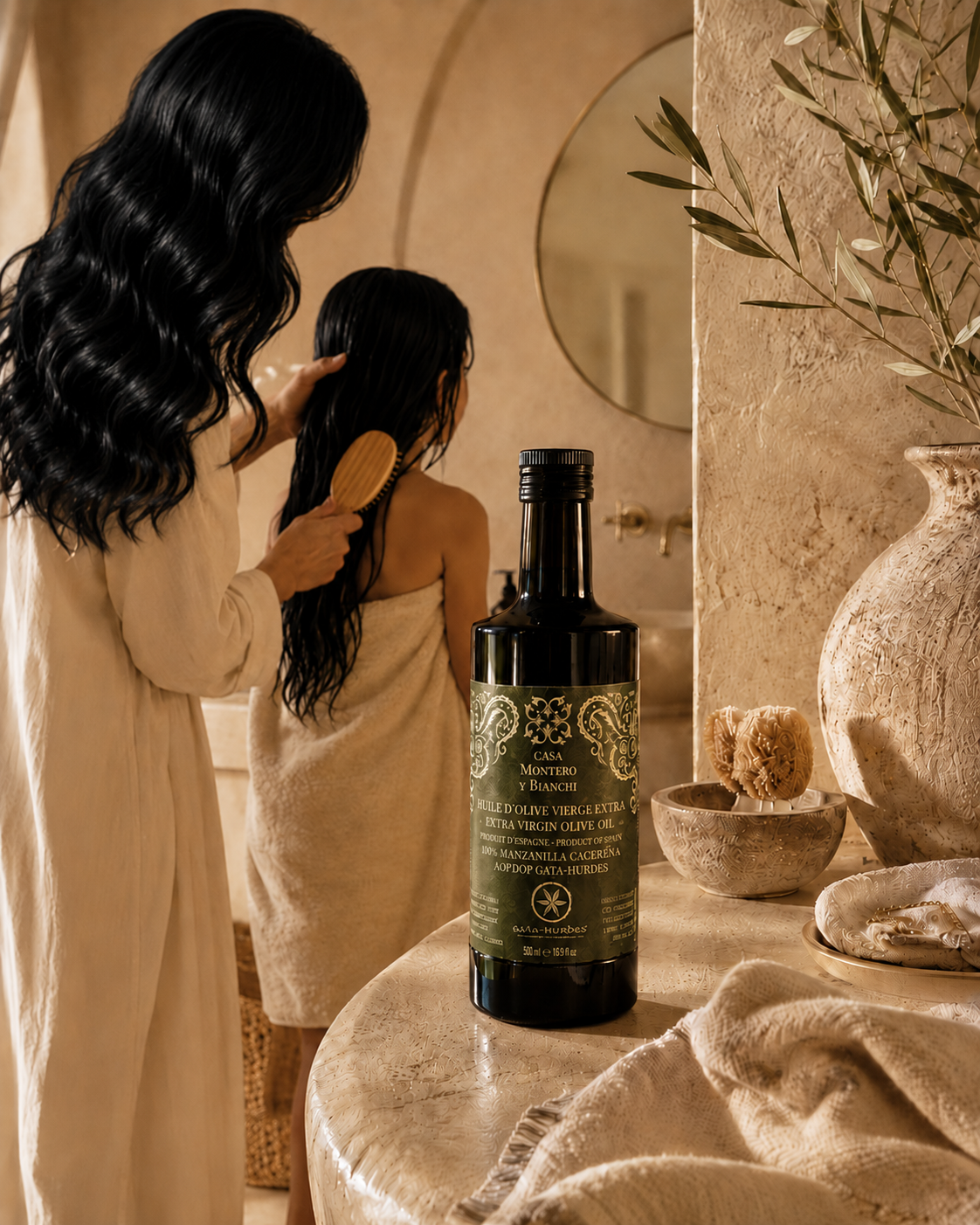 Soin des cheveux méditarrnéens