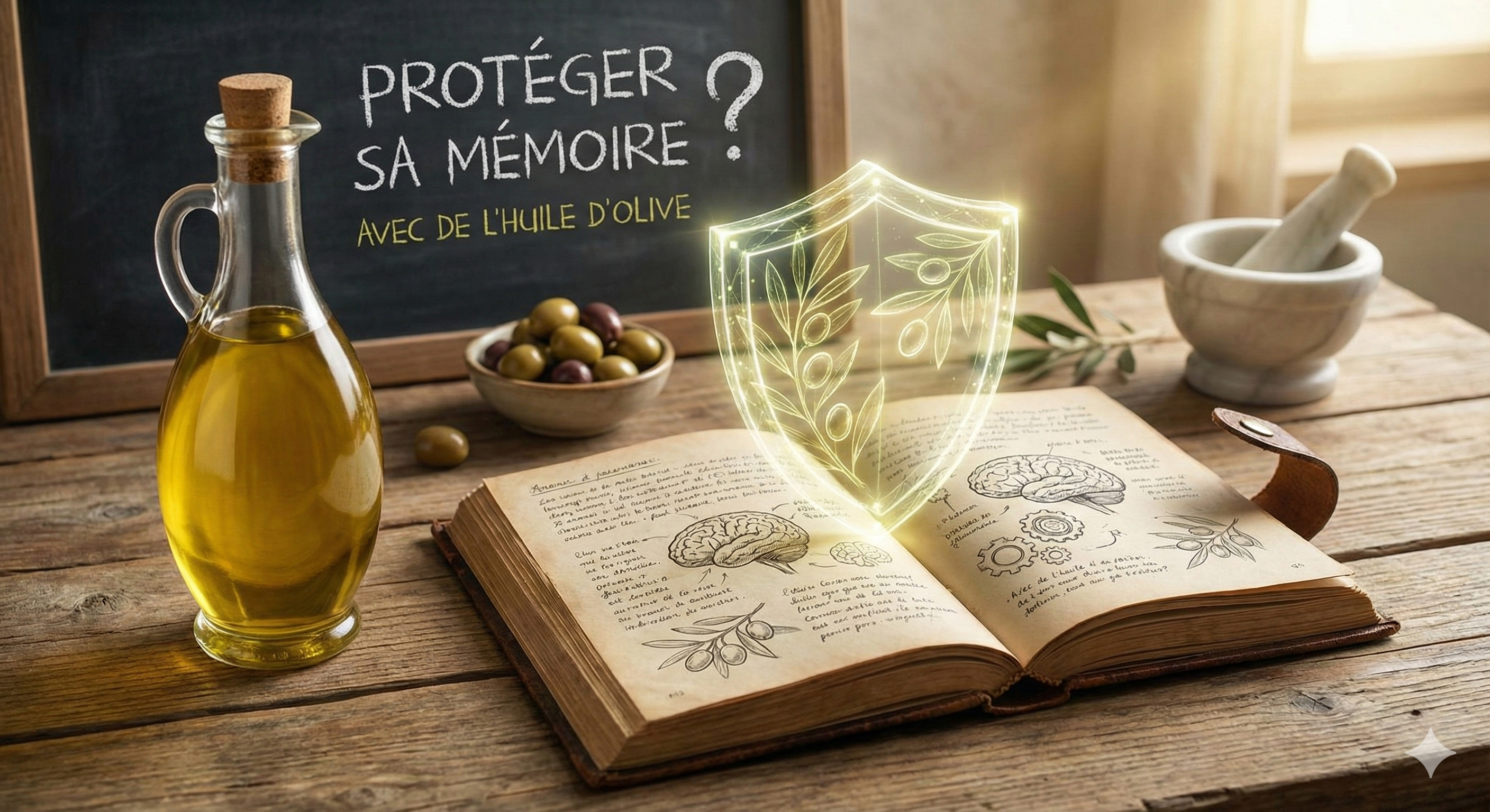 Protéger sa mémoire avec de l’huile d’olive : c’est possible ?