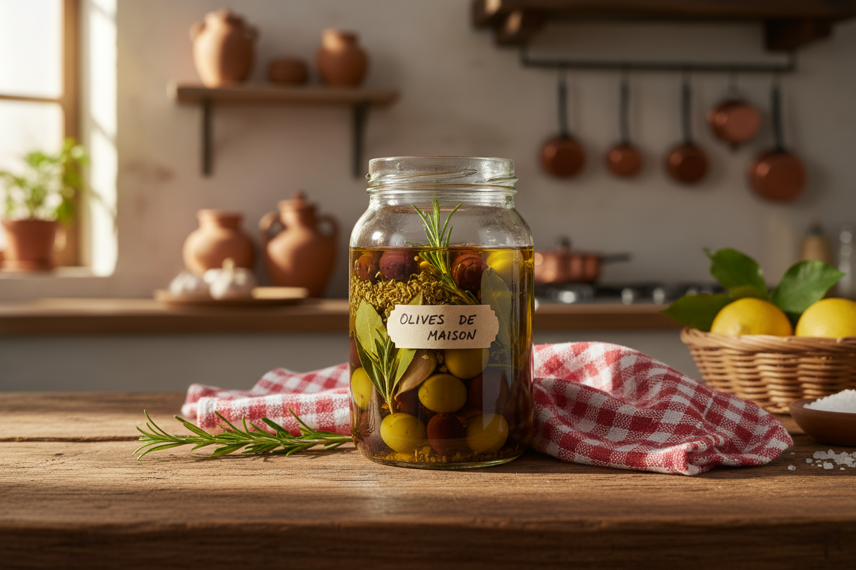 Comment préparer soi-même des olives de table ?