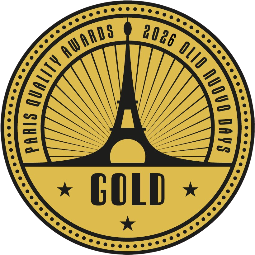 Médaille d'Or obtenue par Casa Montero y Bianchi aux Paris Quality Awards – Olio Nuovo Days 2026.